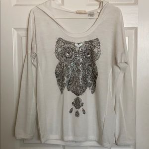 Miss Me Women’s l/s hooded shirt